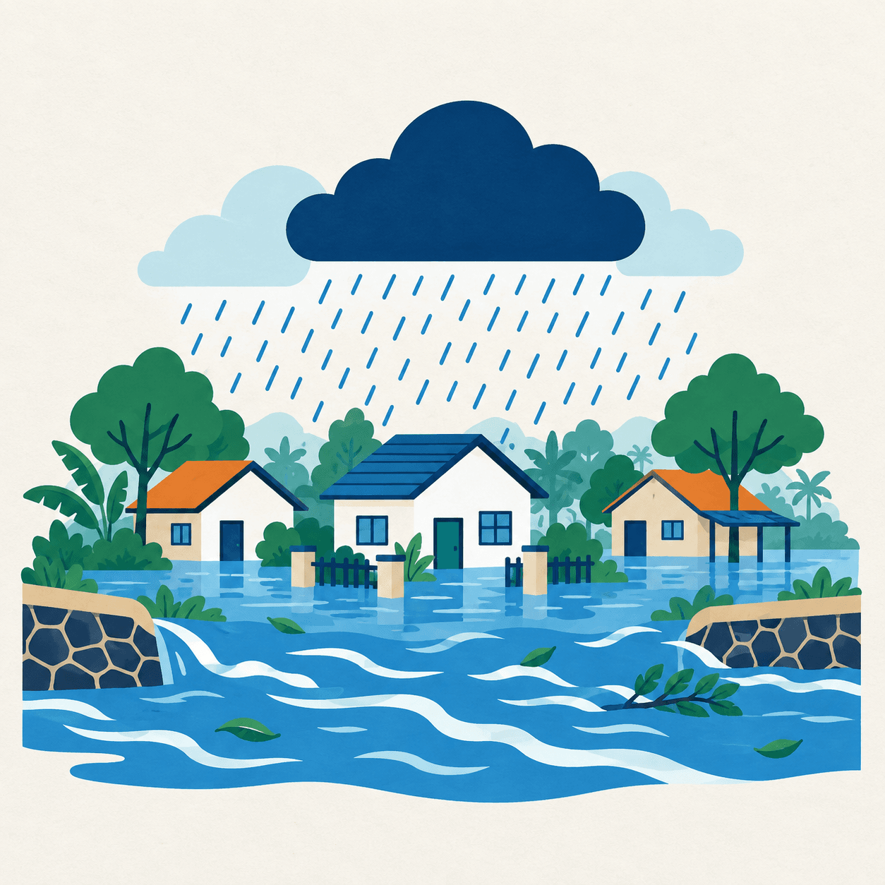 Genangan banjir
