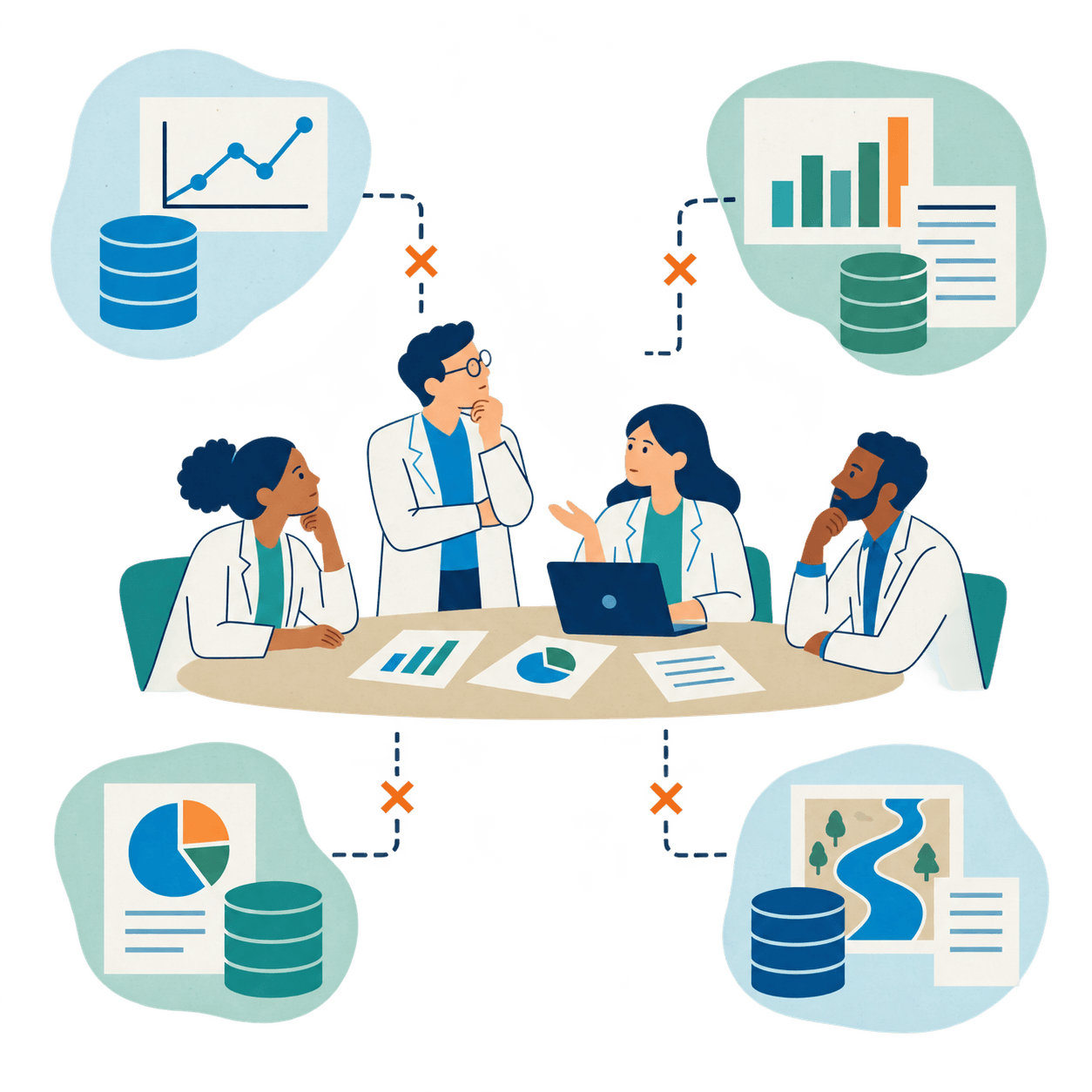Kesenjangan dan fragmentasi data